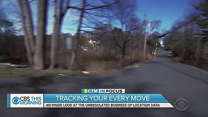 CBS "CTM In Focus" Location Tracking Graphics